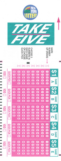 Take 5 Payout Chart