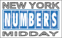 New York Numbers Midday Frequency Chart for the Latest 100 Draws